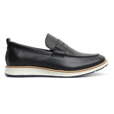 Imagem de Sapato Mocassim de Couro Elegante Masculino Loafer Monk - BLL Griffe, 