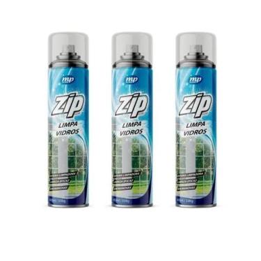 Imagem de Kit 3 Limpa Vidros Zip Clean 400ml - My Place