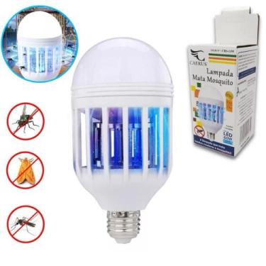 Imagem de Lâmpada Led 60W Mata Mosquito Insetos Pernilongo Moscas - Caerus