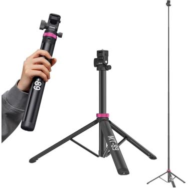 Imagem de ULANZI MT-89 Extendable Tripod Aluminum, 82“ Portable Adjustable Light Stand with 1/4” Screw Quick Release, 360° Ball Head Camera Phone Tripod, Lightweight for Travel