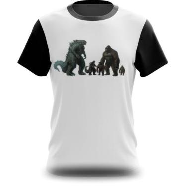 Imagem de Camiseta Camisa King Kong VS Godzilla 03 - Fabriqueta, GG