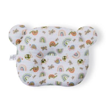 Imagem de Travesseiro Anatômico Bebê Rn Macio Cabeça Chata - TARTARUGA - CLICK T