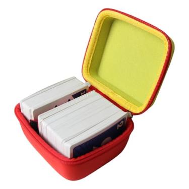 Imagem de Anleo Hard Travel Case for Skip BO + UNO Card Game/for Phase 10 Card Game.Fits up to 300 Cards.Not Including Cards (Red+Yellow)