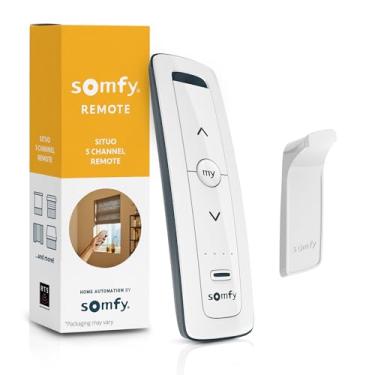 Imagem de somfy Situo 5 Pure - Rts Remote - Controla Até 5 Cortinas Ou Grupos Motorizados - Para Cortinas Motorizadas, Persianas, Toldos Sunsetter - Tom Puro Quente Flexível - Controle Portátil - #1870575