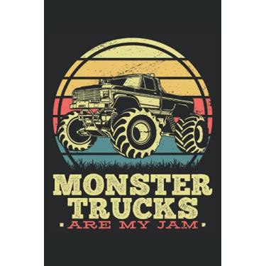 Imagem de Monstertruck notebook: Monster TRUCK Notebook A5 checkered - for planning, organizing and recording