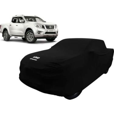 Imagem de Capa Para Cobrir Camionete Nissan Frontier S Tecido Helanca (Preto)