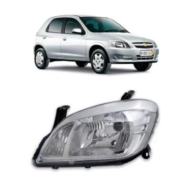 Imagem de Farol Celta 2006 ate 2014 Cromado Lado Esquerdo