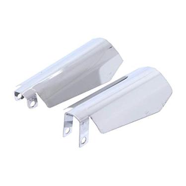 Imagem de XMMT Protetores de mão Chorme Memphis Shades preto metal corte caixão para modelos Harley Dyna e FXR's Baggers