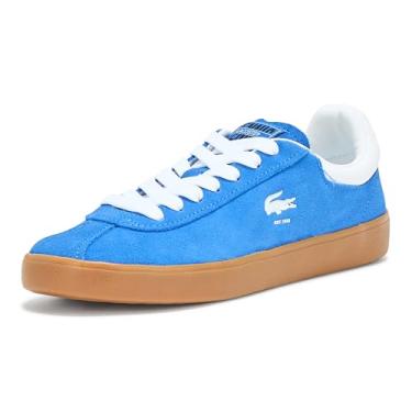 Imagem de Lacoste Tênis feminino Baseshot, Azul/chiclete, 39