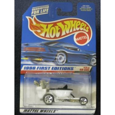 Imagem de Hot Wheels HOT SEAT WHITE 1998 FIRST EDITIONS SERIES #13 of 40 Basic Car 1:64 Scale Series Collector #648