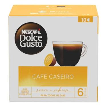 Imagem de Café Dolce Gusto Caseiro com 10 Cápsulas 80g, 10 Cápsulas, Café Caseir