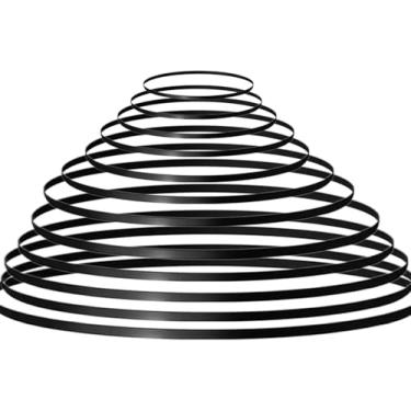 Imagem de Generic 11 peças de cinto para toca-discos, diferentes especificações, correia de borracha para substituição de toca-discos, fone/fita/CD Plattenspieler, 11 tamanhos, preto