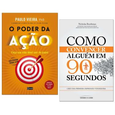 Imagem de Livro Como Convencer Alguém Em 90 Segundos + O Poder Da Ação - Gente e