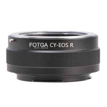 Imagem de FOTGA Anel adaptador de montagem de lente CY-EOSR para lente Contax/Yashica C/Y CY para câmera R3 R5 R5C R6 Mark II R7 R8 R10 R50 R100 RP, compatível com câmera sem espelho Canon EOS R Mount Series
