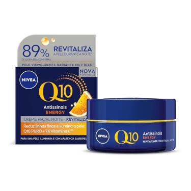 Imagem de NIVEA Creme Facial Antissinais Q10 Energy Noite 50g - Creme que atua à noite para deixar sua pele iluminada, firme e com aparência mais jovem, resultados em 2 semanas