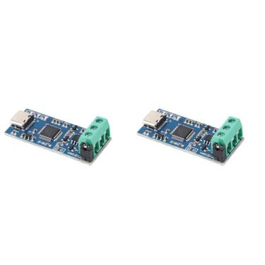 Imagem de Adaptador Conversor de Módulo USB CAN, 2 Peças, Análise de Dados de Alto Desempenho Com Fonte de Alimentação 5V Tipo C para CAN2.0A CAN2.0B CAN-FD Bus Analyzer V2.0