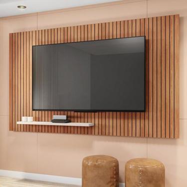 Imagem de Painel para Tv até 70 Polegadas Frisos Decorativos Valença - Caemmun