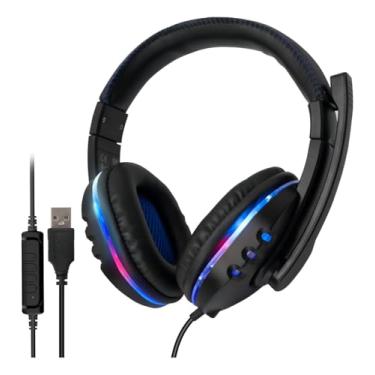 Imagem de Fone De Ouvido Gamer USB Com LED RGB KA-9007 STEREO