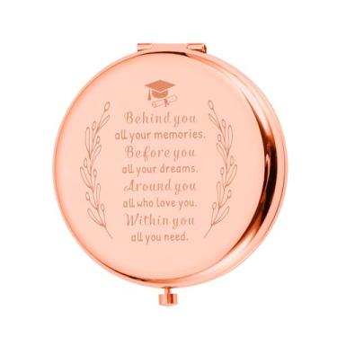 Imagem de Presentes de formatura 2025 para meninas Class of 2025 Espelho compacto para faculdade ensino médio lembrança de pós-graduação para estudantes idosos 2025 estudantes de enfermagem meninas adolescentes