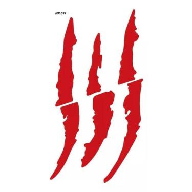 Imagem de Adesivo Arranhão Garra Personalizado Farol Carro Tuning - Resitank