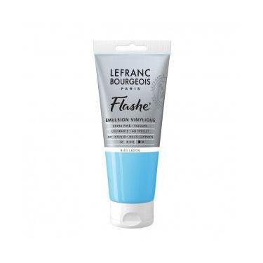 Imagem de Tinta Acrílica Lefranc Bourgeois Flashe 80ml S2 649 Lagoon Blue - LEFR