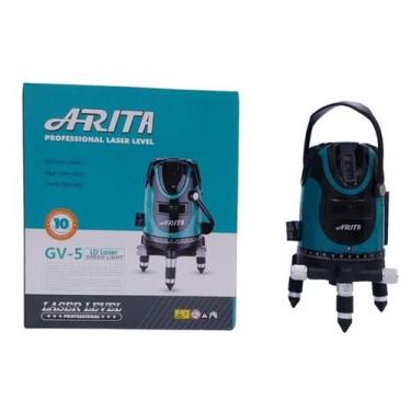 Imagem de Nível a Laser Arita 5 linhas  Green Line Auto Nivelamento Base Rotativ