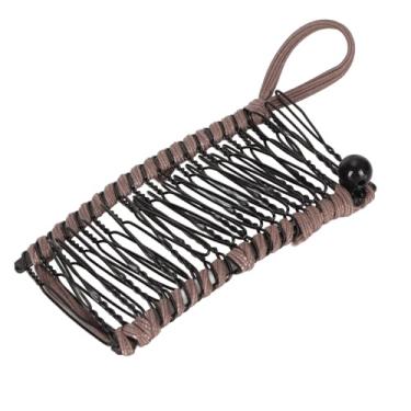 Imagem de Pente Clincher Vintage, Clipes de Cabelo de Banana Convenientes 2 Peças de Faixas Elásticas Simples para Mulheres para Cabelos Cacheados Ondulados Grossos (Cinza)