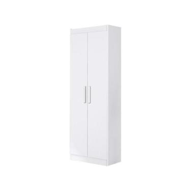 Imagem de Armário Multiuso 2 Portas e 5 Prateleiras Aramoveis Branco, Branco