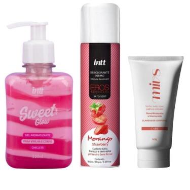 Imagem de Gel Beijável Sweet Glow Deso Morango Clareador Corporal Mivs - Intt