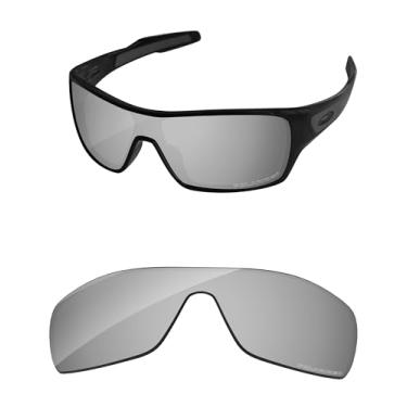 Imagem de PapaViva Lentes de reposição para Oakley Turbine Rotor OO9307 Óculos de sol cromado prata - Polarizado