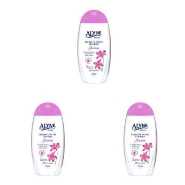 Imagem de Kit 3 Und Sabonete Líquido Íntimo Alyne Jasmim 200ml