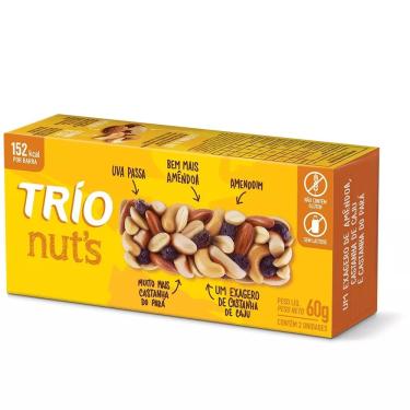 Imagem de Barra Nuts Tradicional Trío 60g