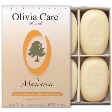 Imagem de Sabonete Olivia Care Bath & Body Bar Mandarin, pacote com 4