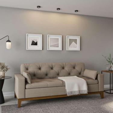 Imagem de Sofá 3 Lugares Las Vegas Suede Bege