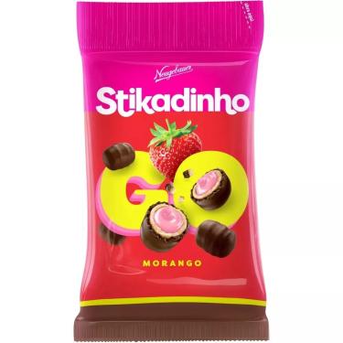 Imagem de Chocolate Stikadinho Go Morango Neugebauer 40g