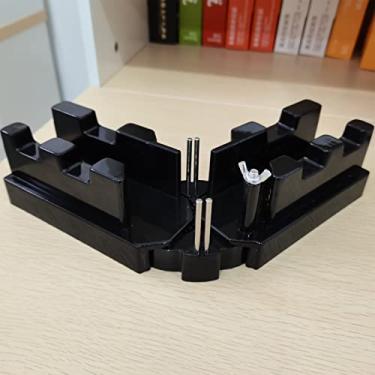 Imagem de Gavigain Ferramenta de corte de esquadria 2 em 1, ferramenta de corte de esquadria portátil para serrar, ferramenta de corte de ângulos de medição para trabalhos de carpintaria de melhoria doméstica
