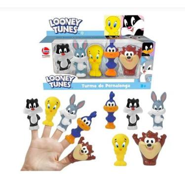 Imagem de Dedoches Looney Tunes Mini Bonecos Fantoche 3053 - Lider Brinquedos - 