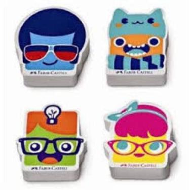 Imagem de Borracha Branca Carinhas - Faber Castell