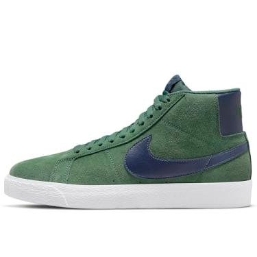 Imagem de Nike SB Zoom Blazer Tênis de skate médio (864349-302, verde nobre/verde/branco) tamanho 4