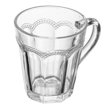 Imagem de Jogo de Xícaras para Chá Belle Epoque em Vidro com 6 Peças 180ml - Lyo