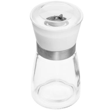 Imagem de Kit 24 Moedores de Sal e Pimenta 170ml Manual Vidro Triturador Moinho Cerâmica Lyor