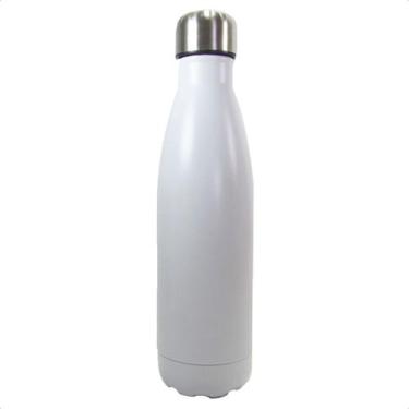 Imagem de Garrafa Térmica Com Tampa Branca 500 Ml Para Academia Treino - Abrolho