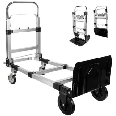 Imagem de Carrinho de Praia, Carrinho de Feira, Carrinho de Compras, Carrinho de Carga Dobravel, Carrinho de Carga, Carrinho Dobravel Multiuso, Carrinho Dobrável de Alumínio