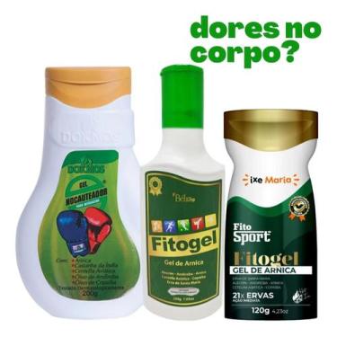 Imagem de Gel Nocauteador + Fitogel Gel de Arnica 10 Ervas + Fitosport - Fitogel