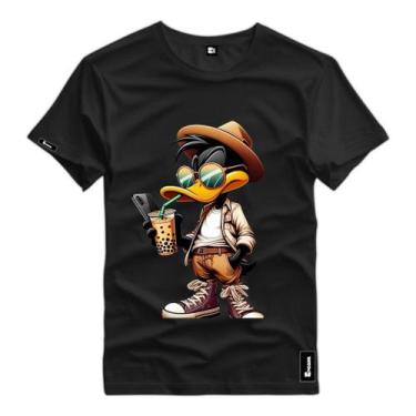 Imagem de Camiseta Masculina Personalizada Patolino Personagem Desenho Estiloso 