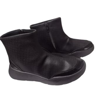 Imagem de Piccadilly Bota Feminina Cano Curto, Preta, com Zíper Lateral, Sola Antiderrapante (Preto, BR, Adulto, Numérico, 39)
