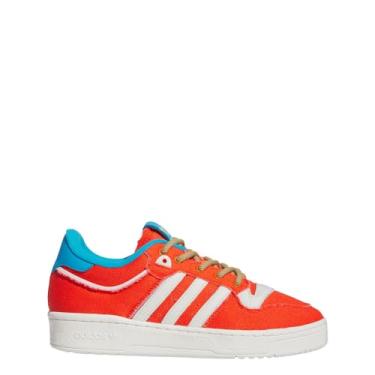 Imagem de Adidas Tênis masculino Rivalry 86 Low Simpsons TH, Laranja/branco/azul, 42