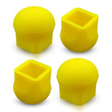 Imagem de Almofadas estabilizadoras de escada adequadas para Werner Little Giant, amortecedores de estabilizador de escada aptos para estabilizador de escada de extensão Werner, pacote com 4 tampas de borracha