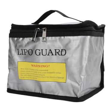 Imagem de Lipo Bolsa Segura à prova de fogo profissional de grande capacide resistente a incêndio à prova de explosão Bolsa de armazenamento de bateria para drone RC Car Charging Safety
