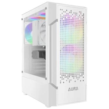 Imagem de Gabinete Gamer Gamdias Aura GC7 ARGB Branco com 3 fans